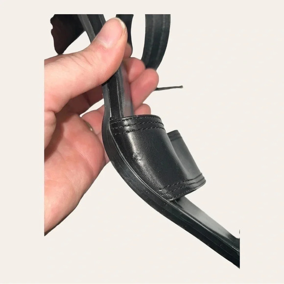 Women’s ALDO SQUARE‎ HEEL OPEN TOES HEELS SIZE 36(US 6) BLACK IN COLOR STRAPPY - Picture 13 of 16